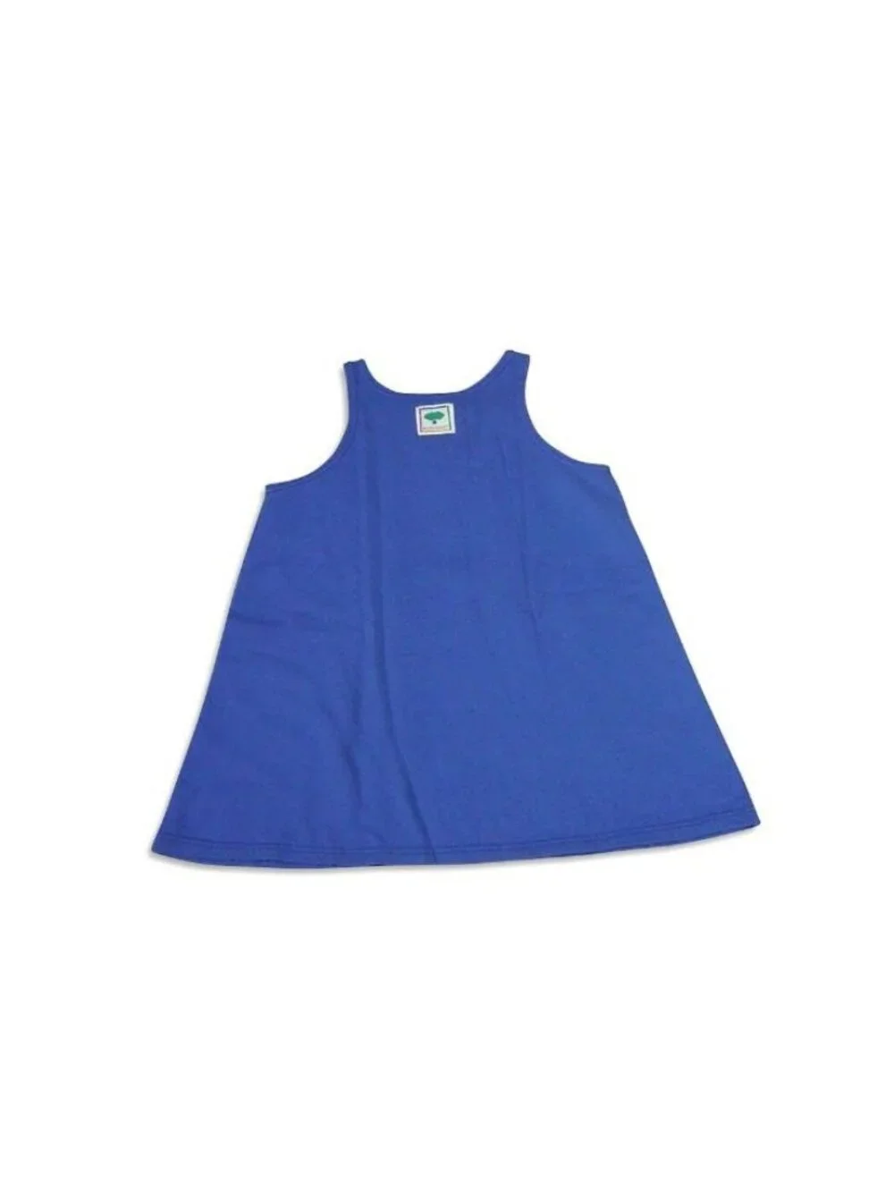 Mulberribush Girls Blue Cotton Tank Baby Carriage Print Size 7 USA